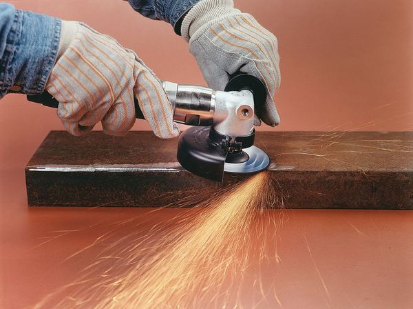 Type 27 Angle Grinder, 3/8 in NPT Female Air Inlet, Heavy Duty, 12,000 RPM, 1.0 hp