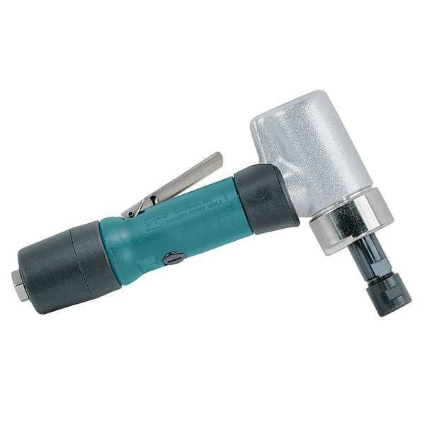 7 Degree Offset Die Grinder, 1/4 in NPT Female Air Inlet, 1/4 in Collet, Heavy Duty, 18,000 RPM
