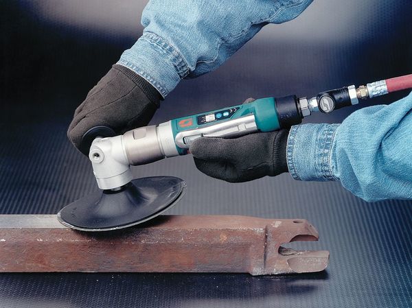 Right Angle Air Disc Sander, Ind, 1.0 HP