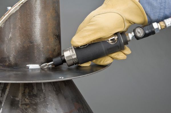 Straight Die Grinder, 1/4 in NPT Female Air Inlet, 1/4 in Collet, Heavy Duty, 24,000 RPM, 0.5 hp