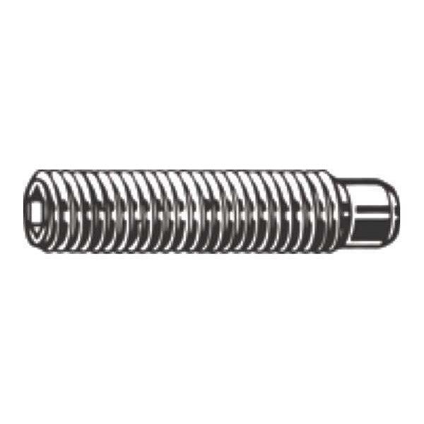Socket Set Screw, Oval, 1/2-13x3/4, PK25