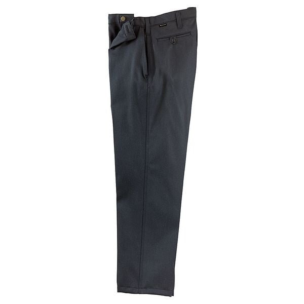 Pants, 44 in., Navy, Zipper and Button