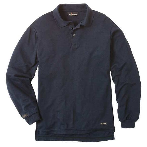 FR Regular Sleeve Shirt, Navy, 5LR, Button