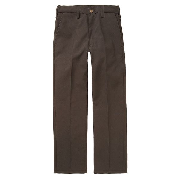 Pants, 30 in., Dark Navy, Zipper and Button