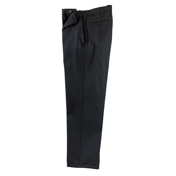 Pants, 42 in., Dark Navy, Zipper and Button