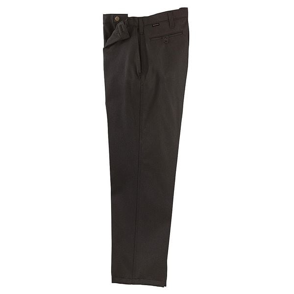 Pants, 42 in., Dark Navy, Zipper and Button