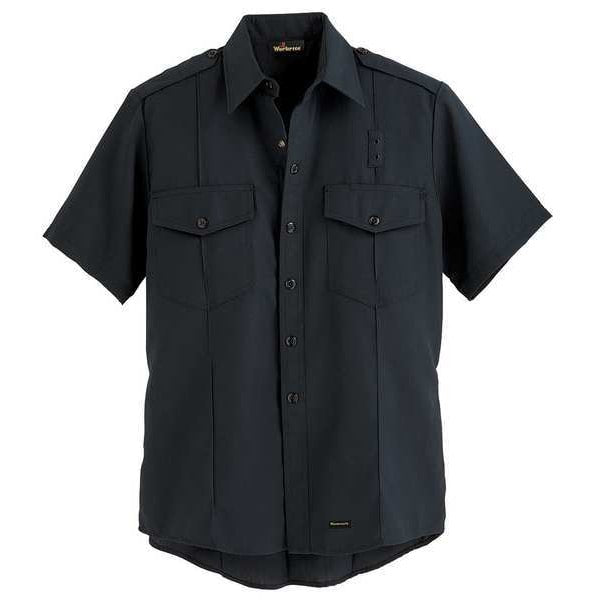 Flame Resistant Collared Shirt, Navy, Nomex(R), 46