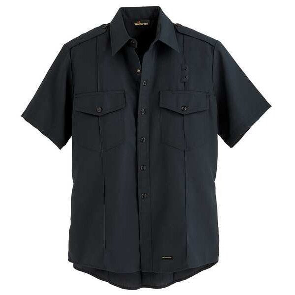 Flame Resistant Collared Shirt, Navy, Nomex(R), 40