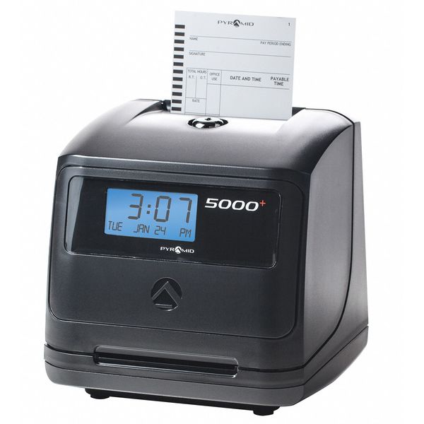 Auto Totaling Time Clock, Digital