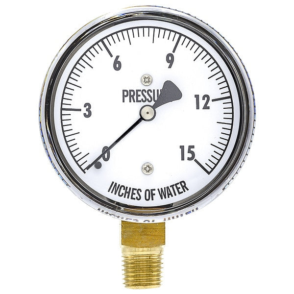 Differential Pressure Gauge, 0 to 15