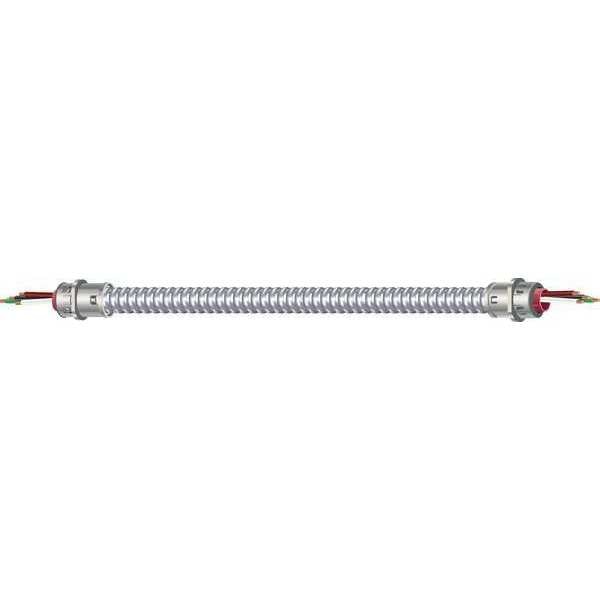 12 AWG 3 Conductor Stranded Metal Clad Lite Whip 600VAC