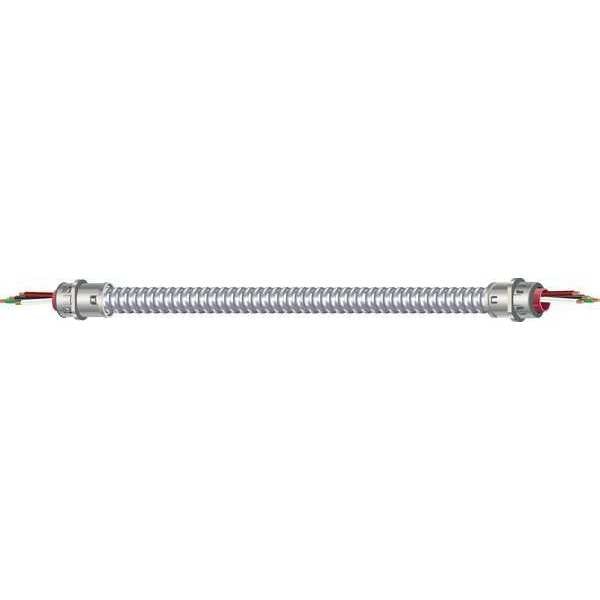14 AWG 3 Conductor Stranded Metal Clad Lite Whip 600VAC