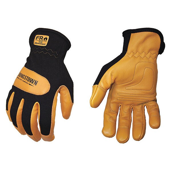Mechanics Gloves, Xl, Black/Tan, Nomex(R)