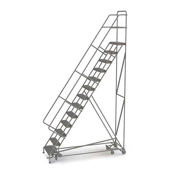 166 in H Steel All Direction Ladder, 13 Steps