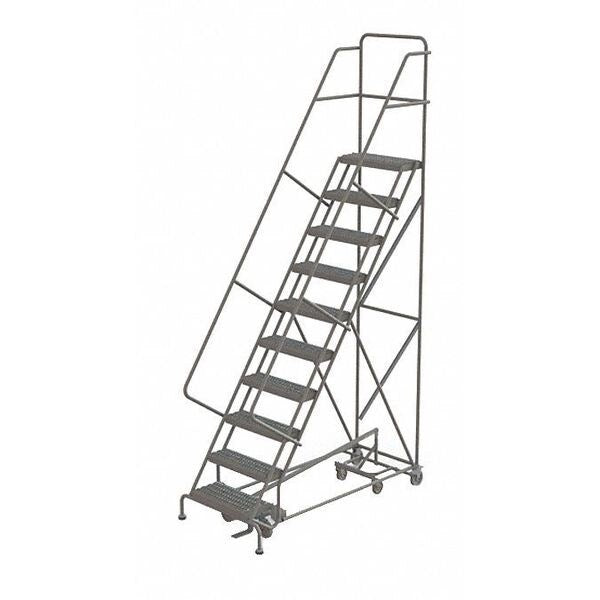 136 in H Steel All Direction Ladder, 10 Steps