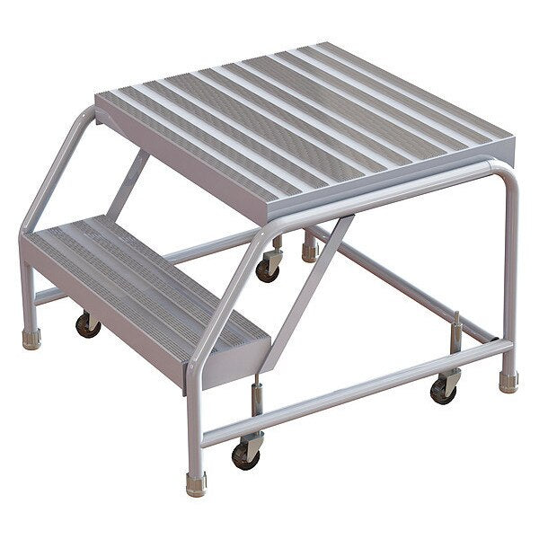 20 in H Aluminum Rolling Step, 2 Steps