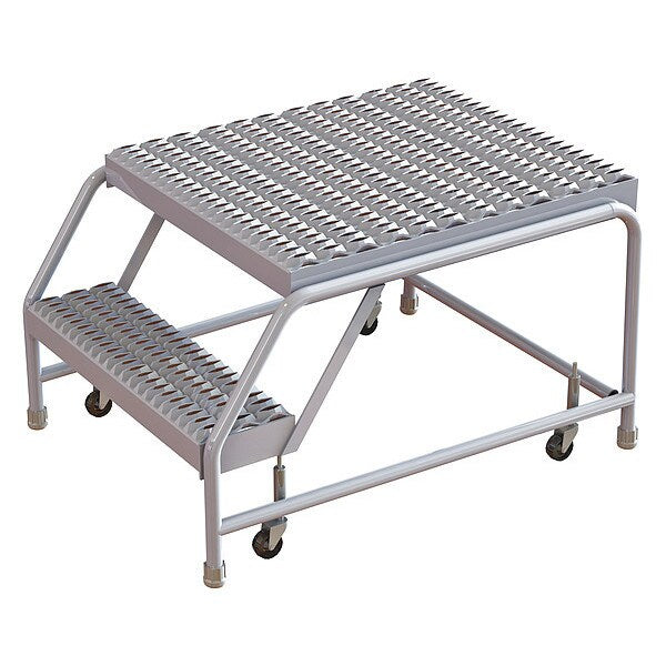 20 in H Aluminum Rolling Step, 2 Steps