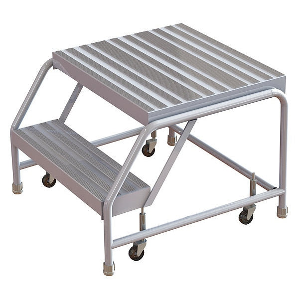 20 in H Aluminum Rolling Step, 2 Steps