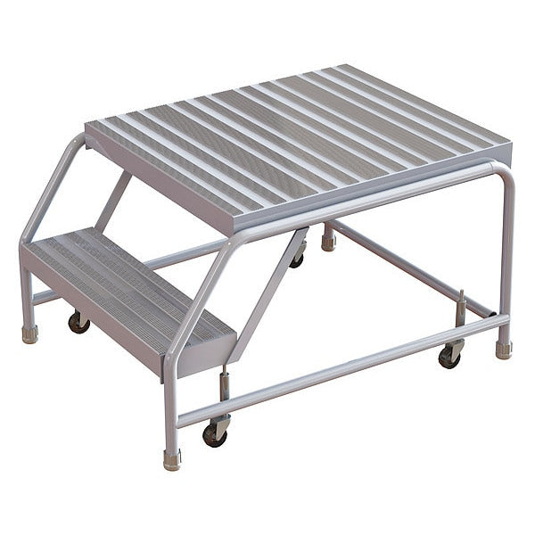 20 in H Aluminum Rolling Step, 2 Steps