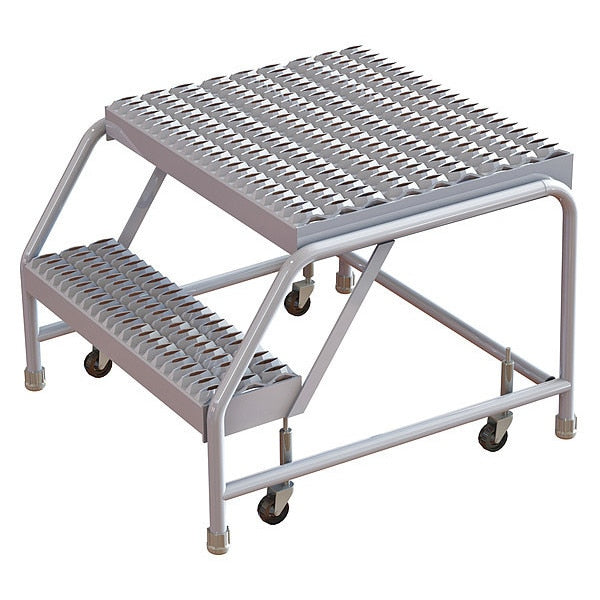 20 in H Aluminum Rolling Step, 2 Steps