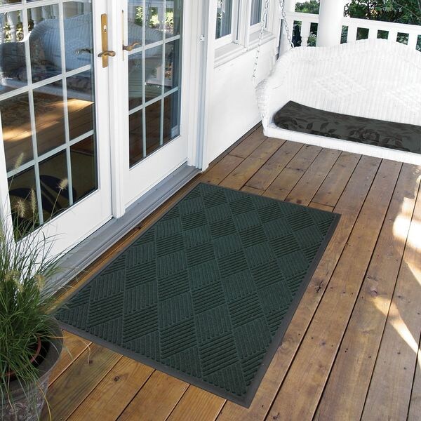 Entrance Mat, Hunter Green, 2 ft. W x 3 ft. L