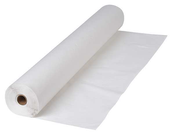 Table Cover, Plastic, 40in.x300ft., White