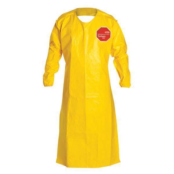 Bib Apron, Tychem 2000, Yellow, PK100