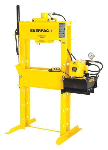 IPE3060, 30 Ton, H-Frame Hydraulic Press, RR3014 Double-Acting Cylinder and ZE3410SBN Electric Pump