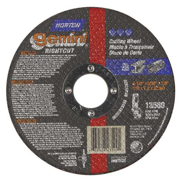 CutOff Whl, Gemini, 4-1/2