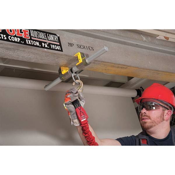 Sliding Beam Anchor, Temp, 4 to 13-1/2 In