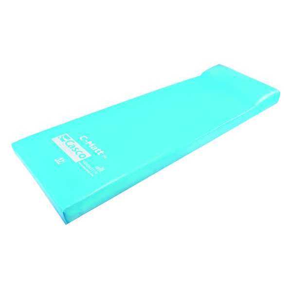 Mattress, 75x25in, 8 oz Poly, Blue, Pillow