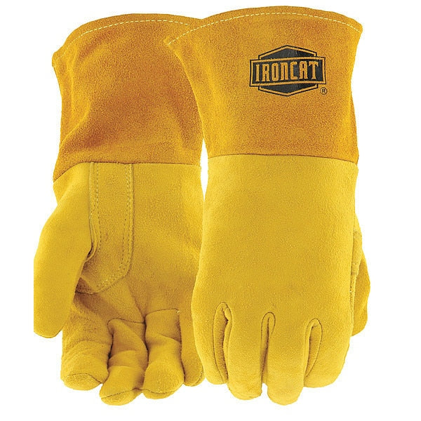 MIG Welding Gloves, Deerskin Palm, M, PR