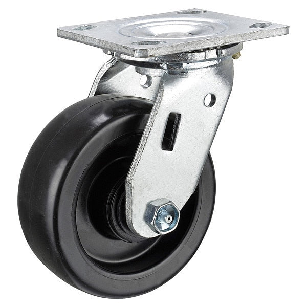 Swivel Plt Cstr, Polypropylene, 4in, 450 lb