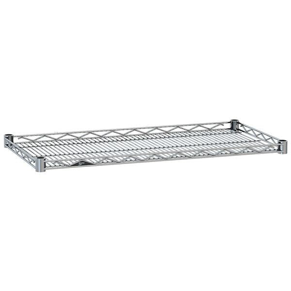 Wire Shelf, Drop Mat, 21x36 in., Chrome