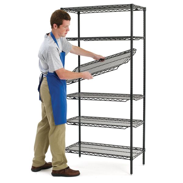 Wire Shelf, 18x48 in., Chrome