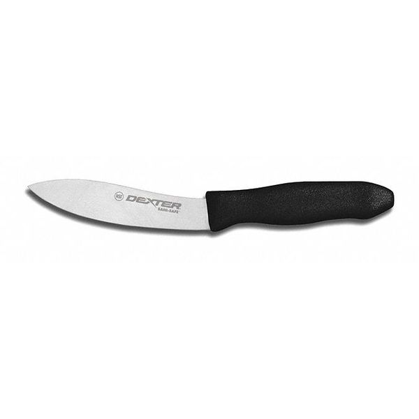 Lamb Skinner, 5 1/4 In, Poly, Black