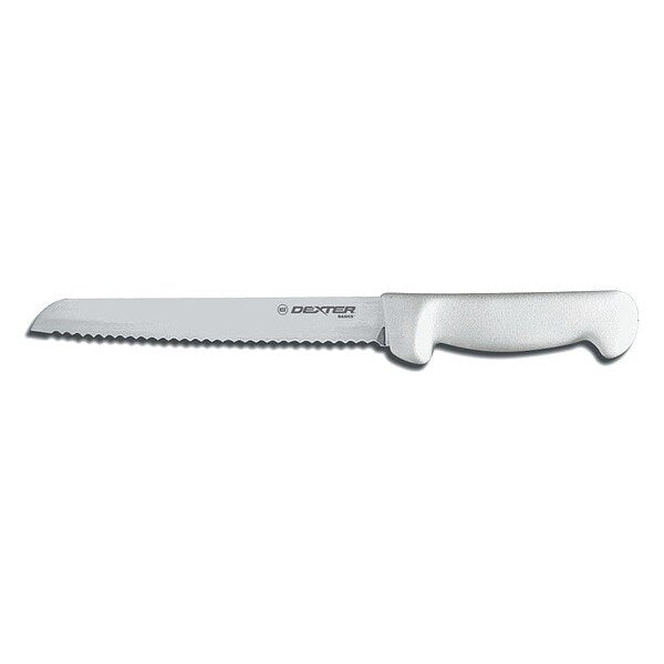 Scalloped Bread Knife 8 In, Scalloped, Commercial Use, Polypropylene
