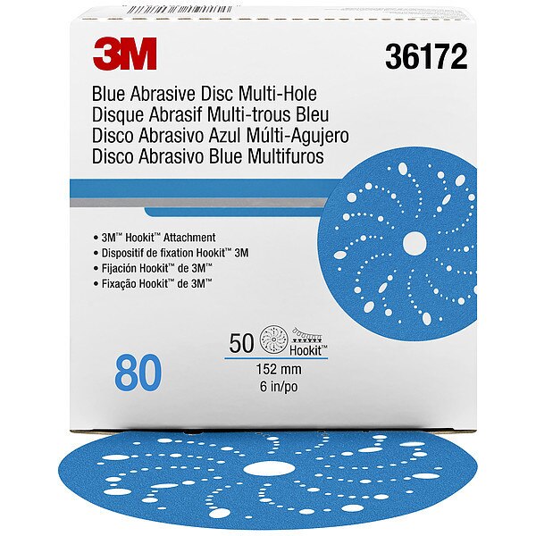 Hookit Blue Disc MultiH, 36172, 6