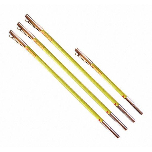 FG Series Fiberglass Pole Set, 21 ft.