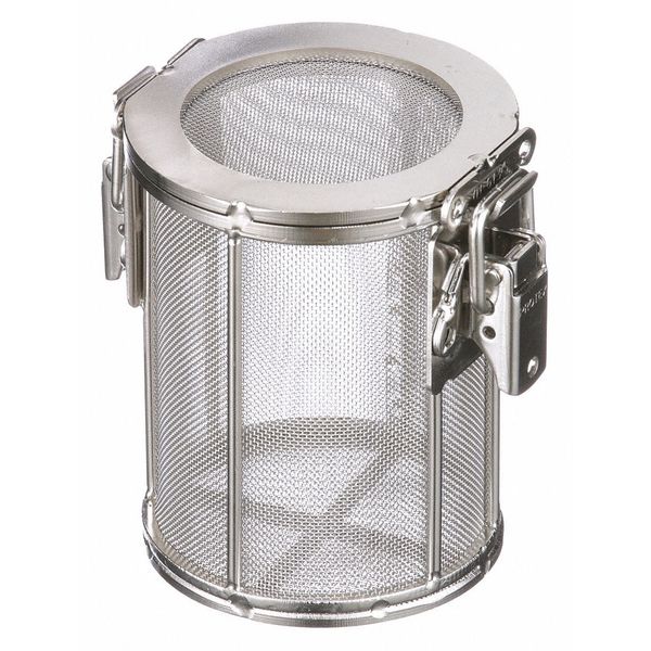 Mesh Basket with Latch on Lid, 3