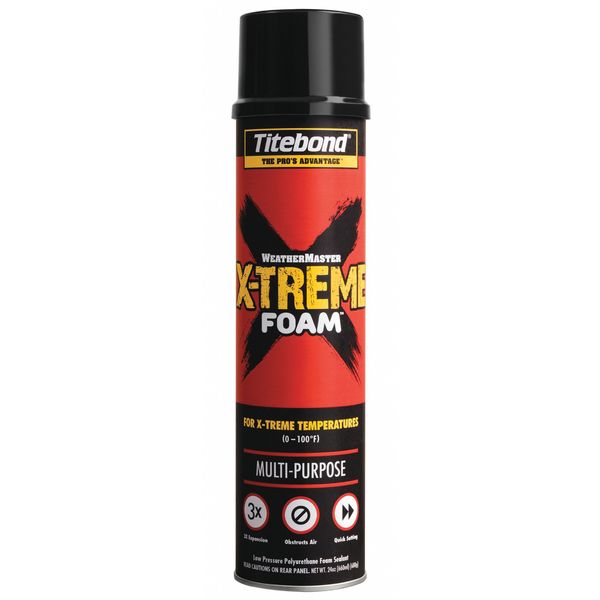 Multipurpose Spray Foam Sealant, 24 oz, Aerosol Can, 12 PK