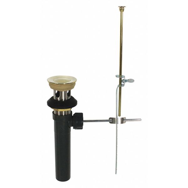 Lavatory Pop Up Assembly w/Putty, Brass