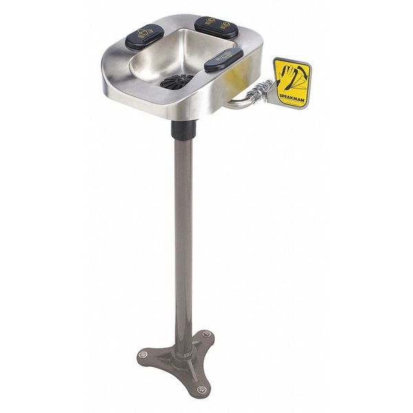 Pedestal-Mounted Eyewash Station