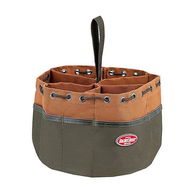 Tool Bag, Duckwear Canvas, 19 Pockets, Brown, 6-1/2