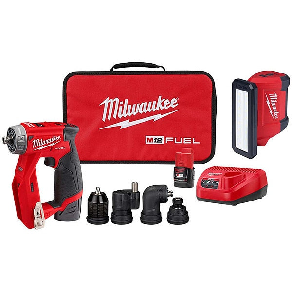 Drill/Driver Kit and Flood Light, 12V DC