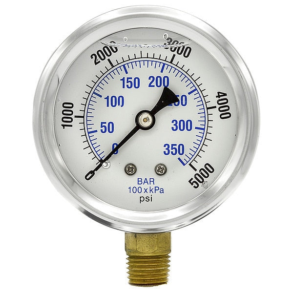 Differential Pressure Gauge, 0 to 5000psi