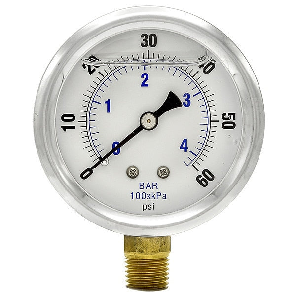 Differential Pressure Gauge, 0 to 60 psi