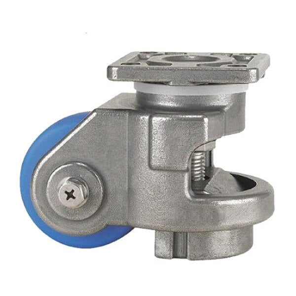 Leveling Caster, Stainless Steel, Load Rating: 1653 lb.