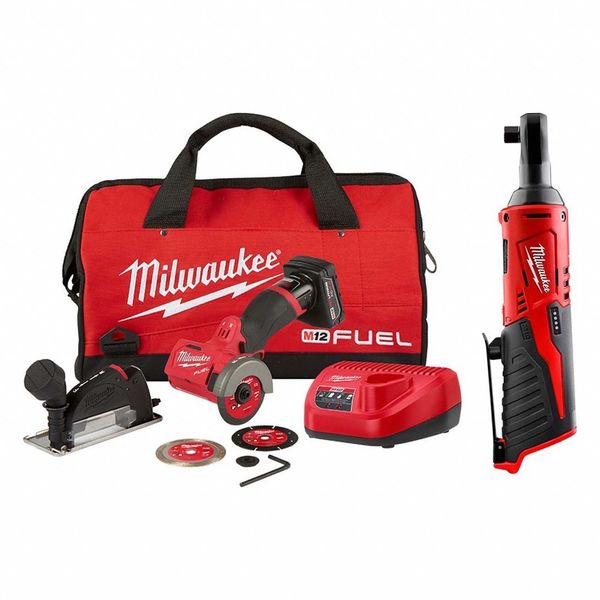 Cut Off Saw and Ratchet, 12 V