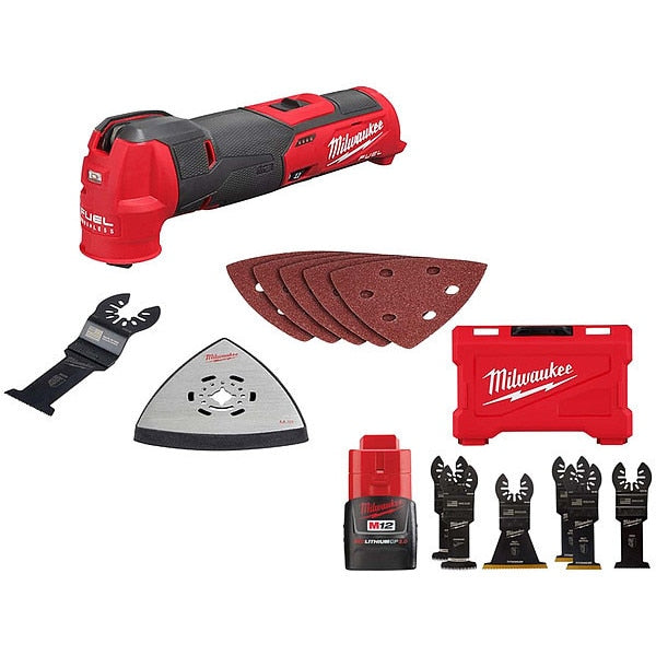 Multi-Tool Kit, 12V, 2.0 Ah Battery, 2.3 lb